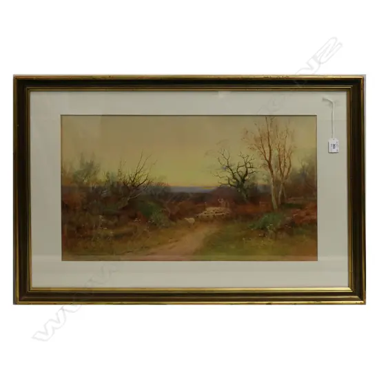 HENRY JOHN SYLVESTER STANNARD (1870-1951), WATERCOLOUR, 370x620mm