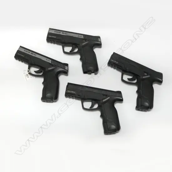 4 STEYR MANNLICHER M9-A1 CO2 BB GUNS; Note: Buyer must be 18 years of age or over.