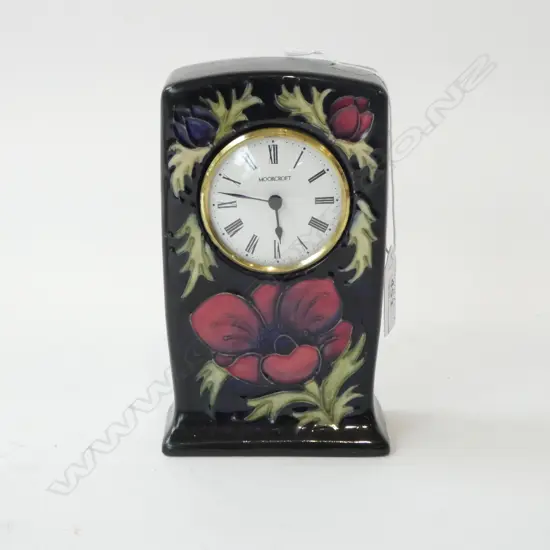 MOORCROFT CLOCK, WORKING H.160mm