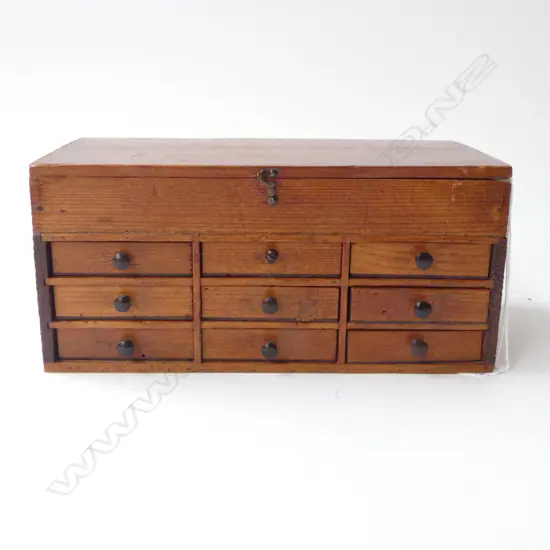 SMALL JEWELLERY DRAWER UNIT; 9 Drawers, 200x15x90mm