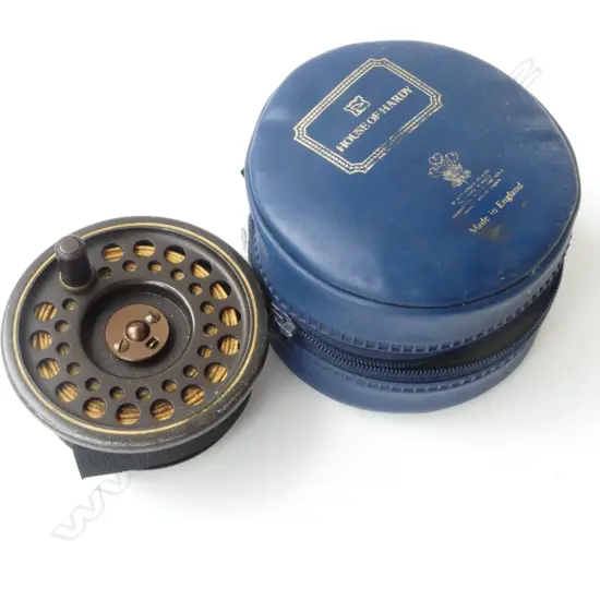 HOUSE OF HARDY FRESH WATER REEL; 'Hardy WF5F', in original zip case, Dia.74mm