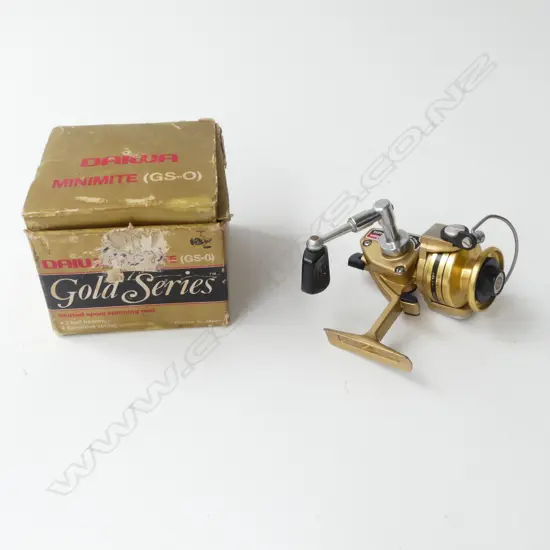 BOXED DAIWA MINIMITE (GS-0) GOLD SERIES SPINNER