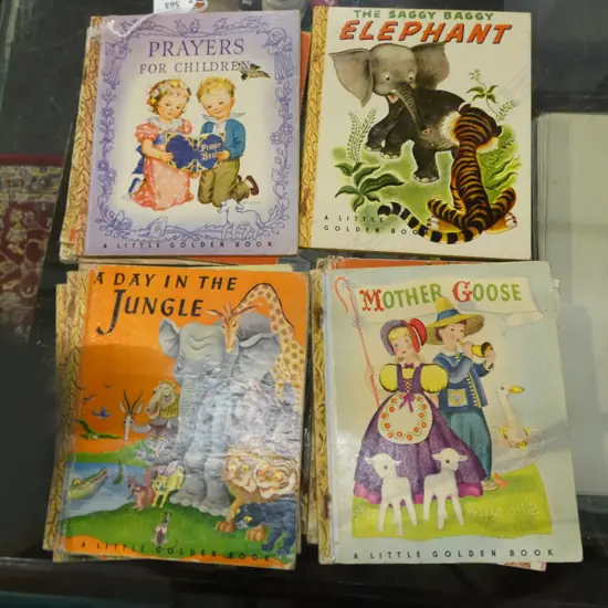 12 EARLY GOLDEN CHILDRENS BOOKS 