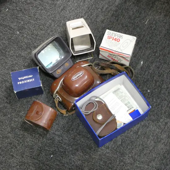 VINTAGE CAMERA + ASST. GEAR