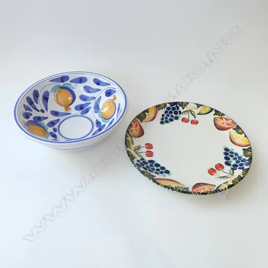 ITALIAN MIXING BOWL w. LG ITALIAN DISH Dia.360mm