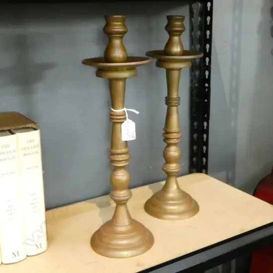 PR HEAVY BRASS CANDLESTICKS H.410mm