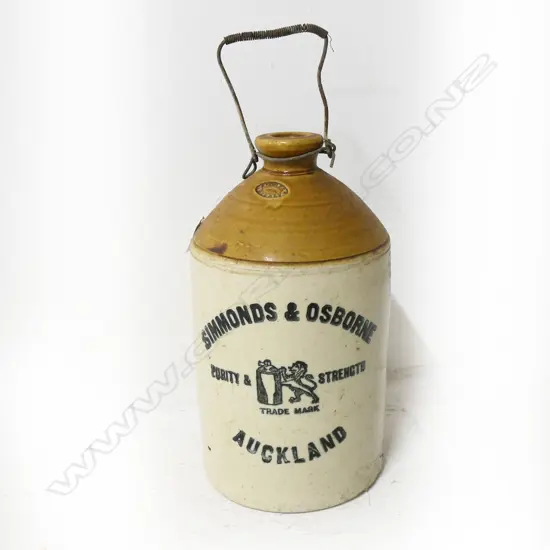 CROCK; SIMMONS & OSBORNE, AUCKLAND H.310mm