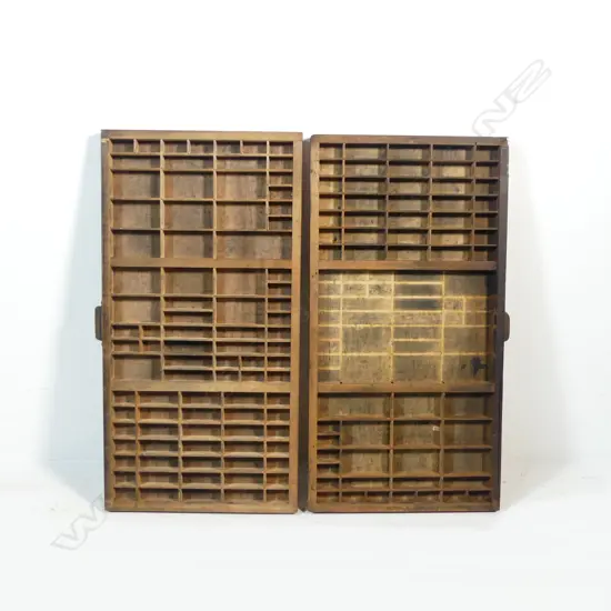 2 PRINTER TRAYS, 820 x 425mm