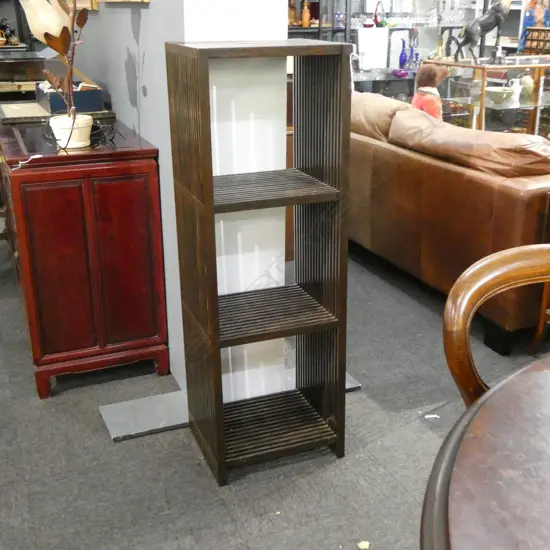 MODERN 3 TIER SLATTED SHELVES 405x335x1220mm