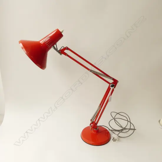 RETRO RED SUPERLUX ANGLEPOISE LAMP [WORKING]