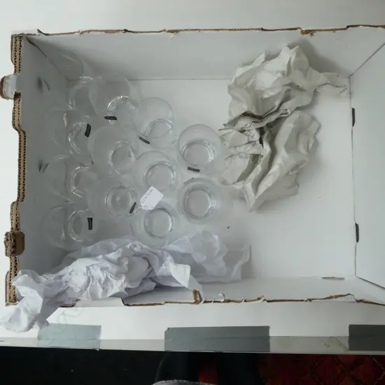 12 ROYAL WORCESTER TALL TUMBLERS ‘GRAND CHATEAU’, AS NEW, H.145MM