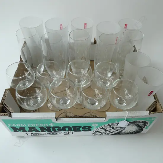 20PCS PERONI & PILSNER URQUELL BEER GLASSES & WINE GLASSES SET