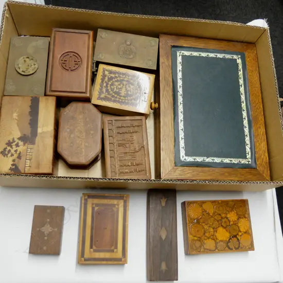 COLLECTION OF 12  TRINKET BOXES