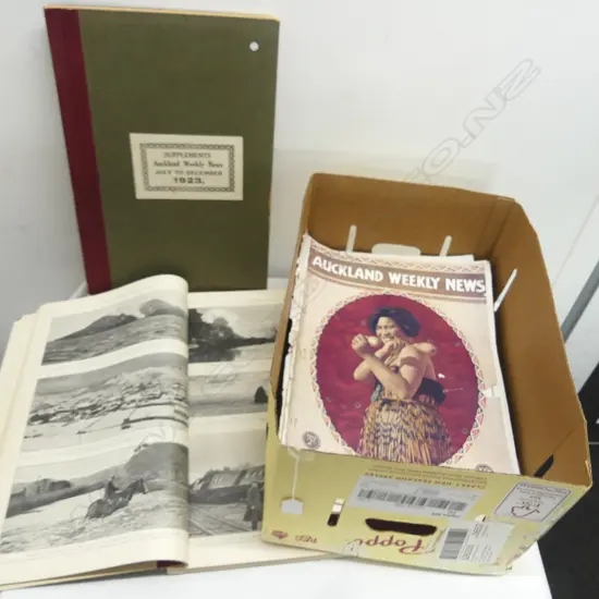 20 'THE WEEKLY NEWS' w. 2 AUCKLAND WEEKLY NEWS CHRISTMAS EDITIONS 1924 & "30, & OTHERS