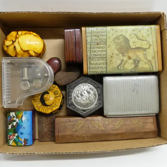 COLLECTION OF 12  TRINKET BOXES