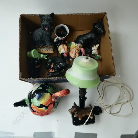 ASST. SCOTTIE DOGS, PARROT TEAPOT ETC