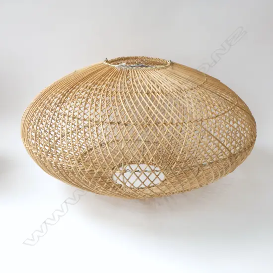 LARGE WOVEN CEILING LAMP SHADE W.580mm