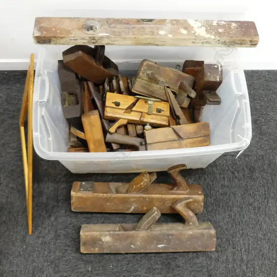 ASST. WOODEN PLANES ETC