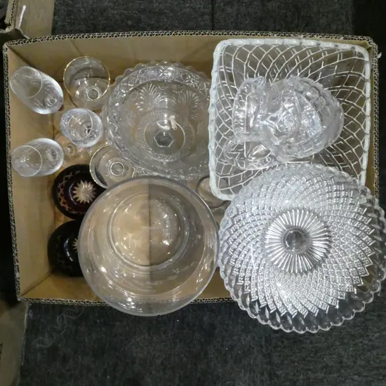 ASST CRYSTAL & GLASSWARE (FAULTS)