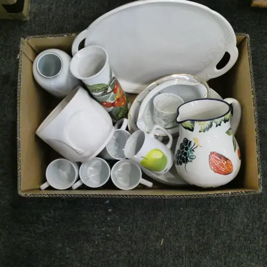 ASST. CHINA: PORT MEIRION VASE, BLOOMSBURY etc