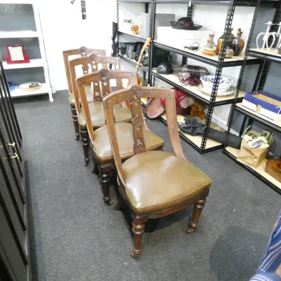 4 ANTIQUE CHAIRS