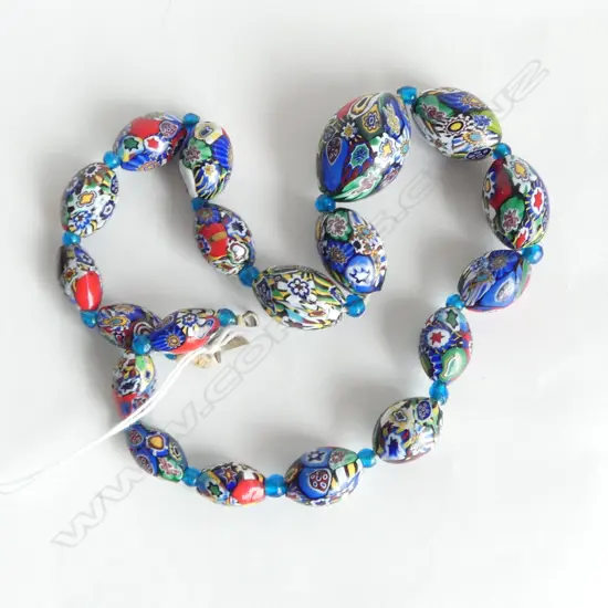 VENETIAN GLASS NECKLACE L.480mm