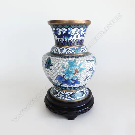CLOISONNE VASE H.310mm