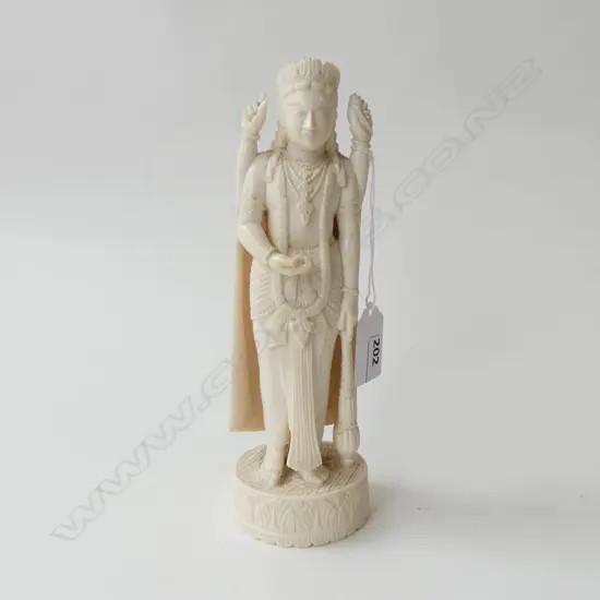 INDIAN IVORY FOUR ARMED FIGURE H190MM