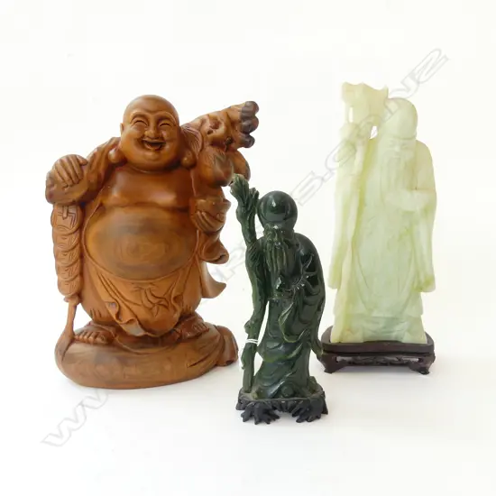 3 ORIENTAL FIGURES H.265mm