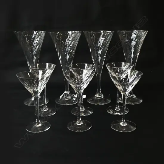 10 ASST ORREFORS GLASSES
