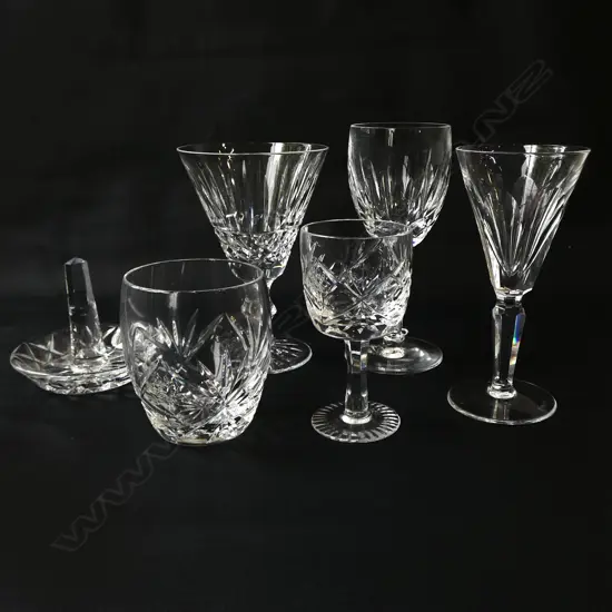 3 PCES WATERFORD CRYSTAL w. 3 OTHERS