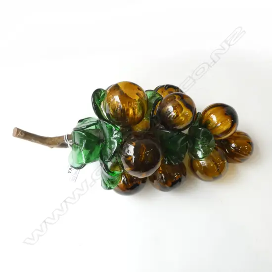 ART GLASS BUNCH OF GRAPES L.350mm