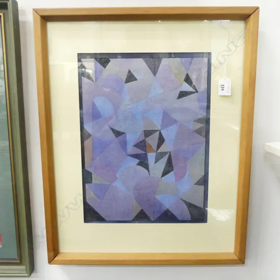 GEOFF FAIRBURN ABSTRACT WC, SIGNED & DATED 360x270mm