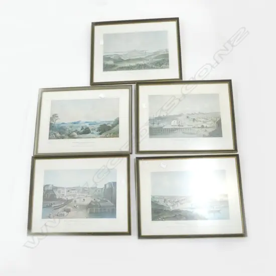 5 PRINTS OF AUCKLAND 405x530mm