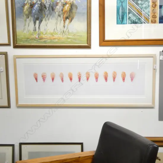 SCOTT & BEN PRINT 'SOLE IMPRESSIONS. BRUISED MAGNOLIA PETALS. SPRING 2017' 6/100 300x1050mm