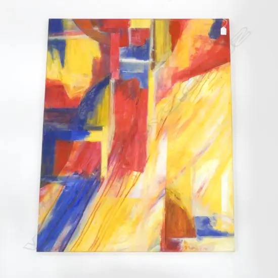 V. THORNHILL, ABSTRACT MIXED MEDIA ON CANVAS '08 1000x800mm