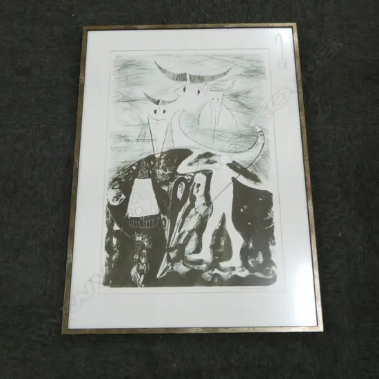 MARILYN MORRIS (b. NZ 1941) 'IN THE BEGINNING WAS THE WORD' A/P LITHOGRAPH 715x470mm 