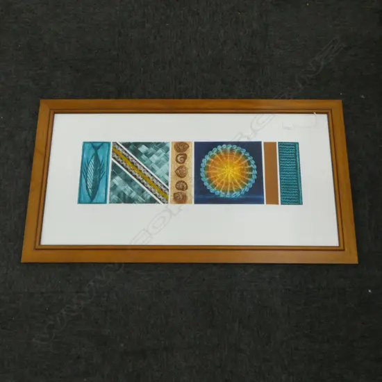 CYNTHIA TAYLOR 'OCEANIA ELEMENTS' SCREEN PRINT 43/100 255x700mm