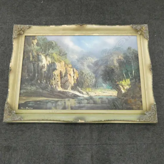 LANDSCAPE OIL PAINTING BY JOHANN BONTHUYS