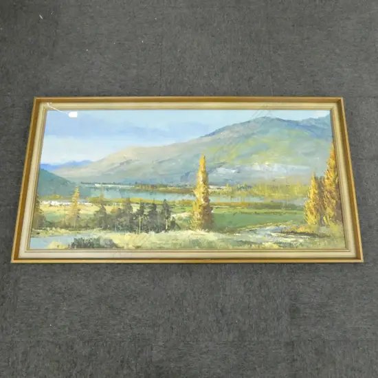 ARTIST UNKNOWN, COUNTRY SCENE, 1200x585mm