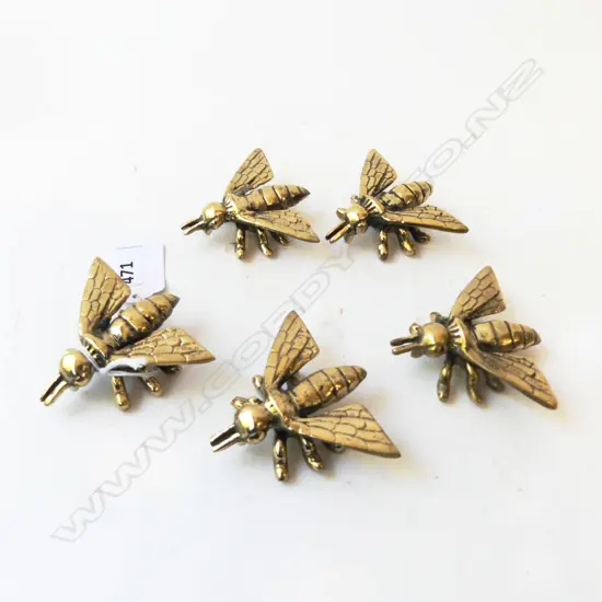 5 BRASS BEES L.65mm