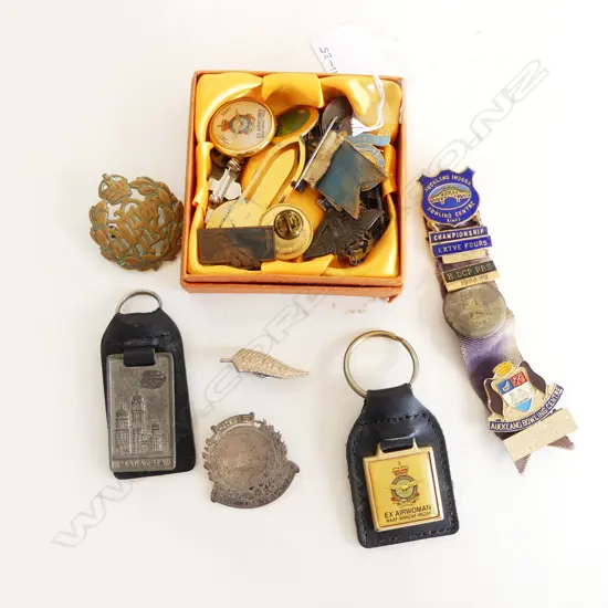 ASST NZ & INTERNATIONAL PINS & MEDALS 