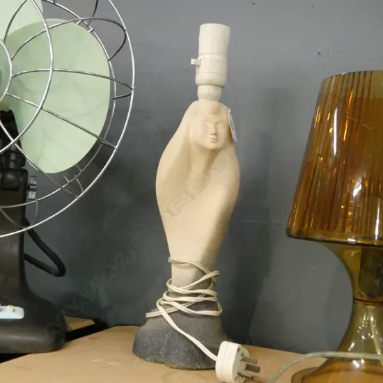 TITIAN STUDIOS ABSTRACT FIGURINE TABLE LAMP BASE H.385mm