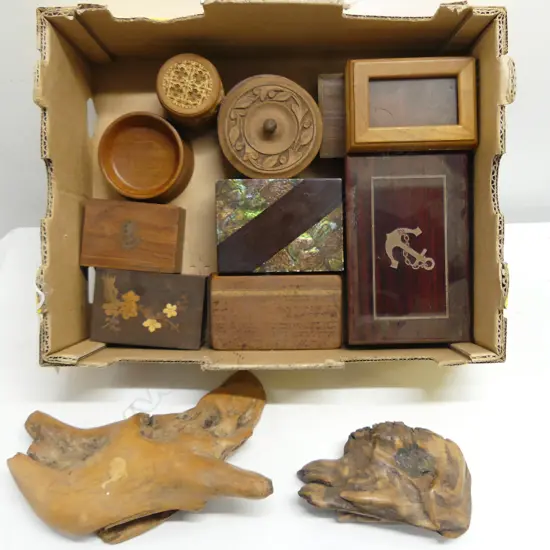 COLLECTION OF 12  TRINKET BOXES