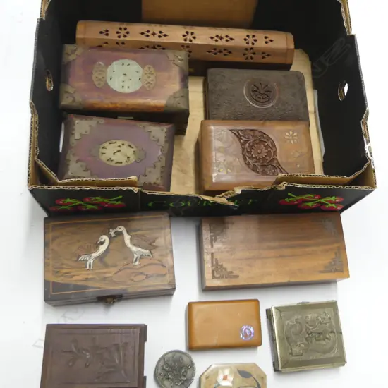 COLLECTION OF 12  TRINKET BOXES