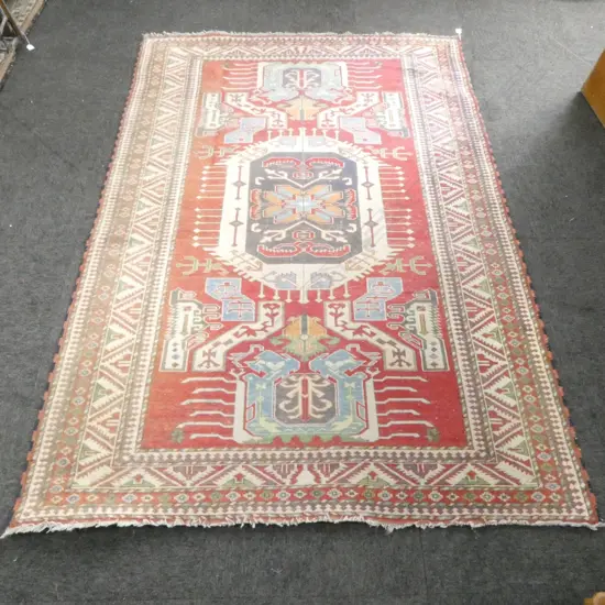 LG HAND KNOTTED ALL WOOL RUG 2050x1400mm