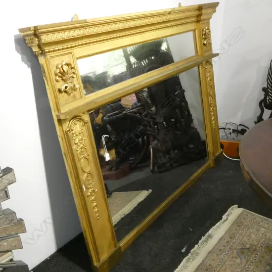 LG GILT OVER MANTLE MIRROR 1180x1590mm