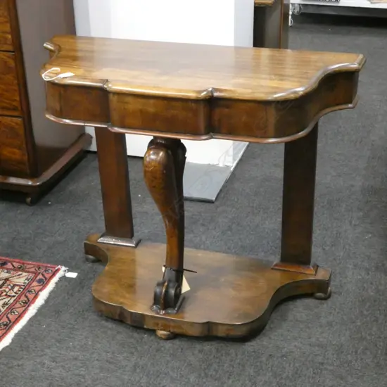 MAHOGANY CONSOLE TABLE 900x400x750mm