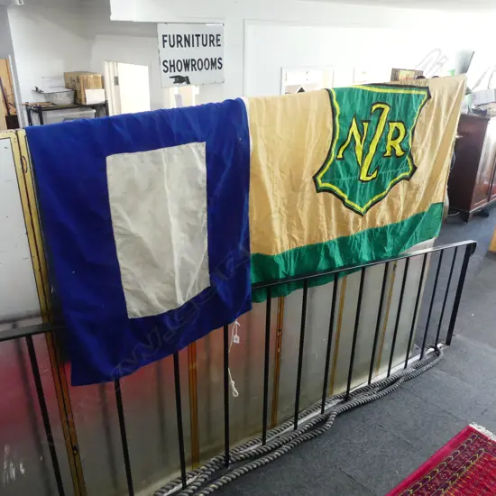 2 FLAGS; RAILWAY & OTHER + ROPE
