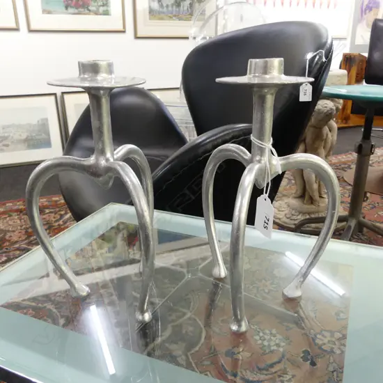 PR STEPHANE RONDEL CANDLESTICKS H.215mm